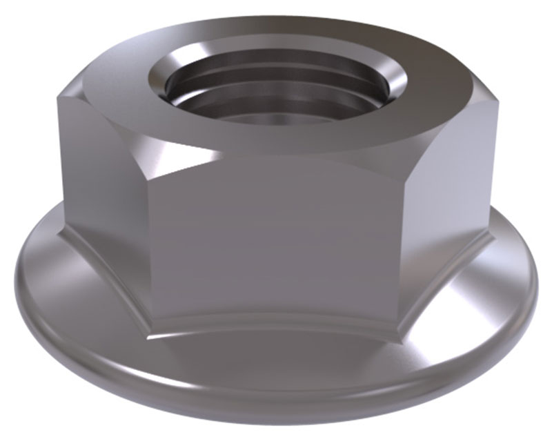 DIN 6923 Hexagon Flange Nut DIN 6923 Weights